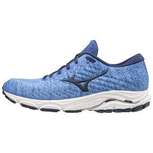 Mizuno Wave Inspire Waveknit Womens Running Shoes Canada - Blue